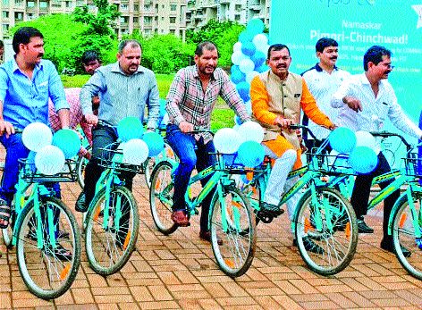 Bicycle-sharing facility at Pimpale Saudagar | पिंपळे सौदागरला सायकल शेअरिंग सुविधा