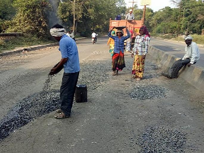1 lakh fund for road repairs | रस्ता दुरुस्तीसाठी ३४ लाखांचा निधी