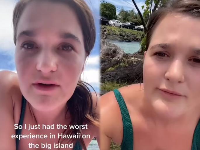 An American woman forced to leave public beach due to her tiny bikini and talks about experience on Tiktok | VIDEO : तरूणीची बिकिनी पाहून महिला भडकली, वादानंतर तरूणीने व्हिडीओतून सांगितला किस्सा... An American woman forced to leave public beach due to her tiny bikini and talks about experience on Tiktok | VIDEO : तरूणीची बिकिनी पाहून महिला भडकली, वादानंतर तरूणीने व्हिडीओतून सांगितला किस्सा...