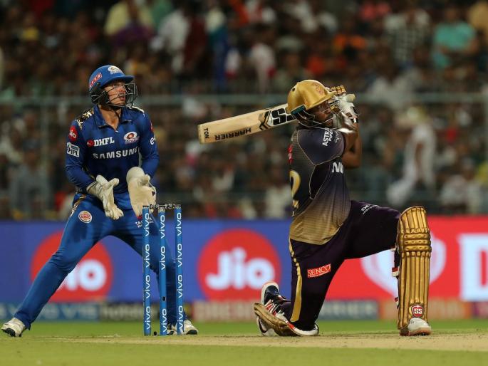 IPL 2019: Kolkata Knight Riders given 233 runs target to Mumbai Indians | IPL 2019 : केकेआरची धडाकेबाज फलंदाजी, मुंबईपुढे 233धावांचे आव्हान