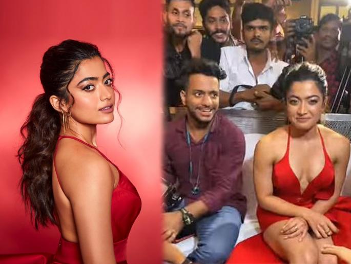 Rashmika Mandanna escape oops moment in sexy short dress gets trolled | Oops! अवार्ड शोमधील Rashmika Mandannaचा ड्रेस पाहून भडकले फॅन्स, म्हणाले... Rashmika Mandanna escape oops moment in sexy short dress gets trolled | Oops! अवार्ड शोमधील Rashmika Mandannaचा ड्रेस पाहून भडकले फॅन्स, म्हणाले...