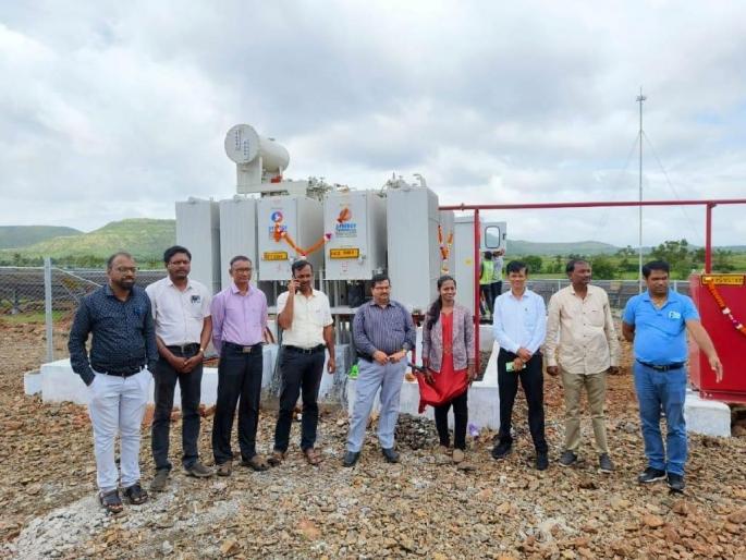 4.4 MW Kumbhoj Solar Power Project of Mahanirmiti under the CM Solar Agriculture Vahini Scheme | मुख्यमंत्री सौर कृषी वाहिनी योजनेत महानिर्मितीचा  ४.४ मेगावाट कुंभोज सौर ऊर्जा प्रकल्प कार्यान्वित 4.4 MW Kumbhoj Solar Power Project of Mahanirmiti under the CM Solar Agriculture Vahini Scheme | मुख्यमंत्री सौर कृषी वाहिनी योजनेत महानिर्मितीचा  ४.४ मेगावाट कुंभोज सौर ऊर्जा प्रकल्प कार्यान्वित