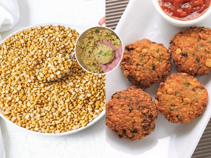 how to make crispy dal vada at home south Indian breakfast idea perfect dal vada tips dal vada recipe anna hotel style crunchy dal vada without extra oil | अण्णाकडे मिळतो तसा कुरकुरीत दालवडा घरीच करण्याची ट्रिक, रेसिपी सोपी आणि वड्याची चव म्हणजे अहाहा