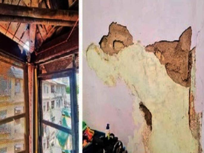 Residents stuck in MHADA-LIC in Dadar; 85 families continue to live in 124-year-old building | दादरमध्ये म्हाडा-LICमध्ये रहिवासी अडकले; १२४ वर्षे जुन्या इमारतीत ८५ कुटुंबांची परवड सुरूच Residents stuck in MHADA-LIC in Dadar; 85 families continue to live in 124-year-old building | दादरमध्ये म्हाडा-LICमध्ये रहिवासी अडकले; १२४ वर्षे जुन्या इमारतीत ८५ कुटुंबांची परवड सुरूच