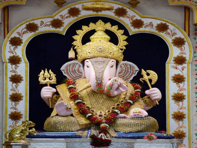 swarabhishek and birth ceremony for shrimant dagdusheth ganpati on the occasion of ganesha janm | बाप्पा मोरया! गणेशजन्मानिमित्त 'दगडूशेठ' ला स्वराभिषेक अन् जन्म सोहळा swarabhishek and birth ceremony for shrimant dagdusheth ganpati on the occasion of ganesha janm | बाप्पा मोरया! गणेशजन्मानिमित्त 'दगडूशेठ' ला स्वराभिषेक अन् जन्म सोहळा