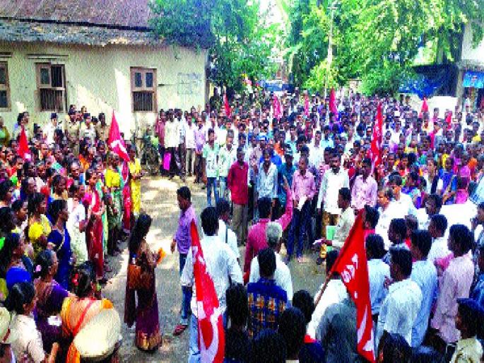  Seriously punish the murderers, Marxists' rivalry on Dahanu tehsils for demands | खून करणा-यांना कठोर शिक्षा करा, मागण्यांसाठी डहाणू तहसीलवर मार्क्सवाद्यांचा मोर्चा