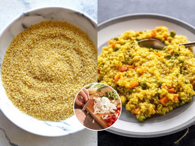 nutritious and tasty recipe - a tasty way to lose weight, must try this daliya recipe | तिखट लापशी म्हणा किंवा दलियाचा उपमा, पौष्टिक चविष्ट पदार्थ-वजन कमी करण्याचा टेस्टी मार्ग nutritious and tasty recipe - a tasty way to lose weight, must try this daliya recipe | तिखट लापशी म्हणा किंवा दलियाचा उपमा, पौष्टिक चविष्ट पदार्थ-वजन कमी करण्याचा टेस्टी मार्ग