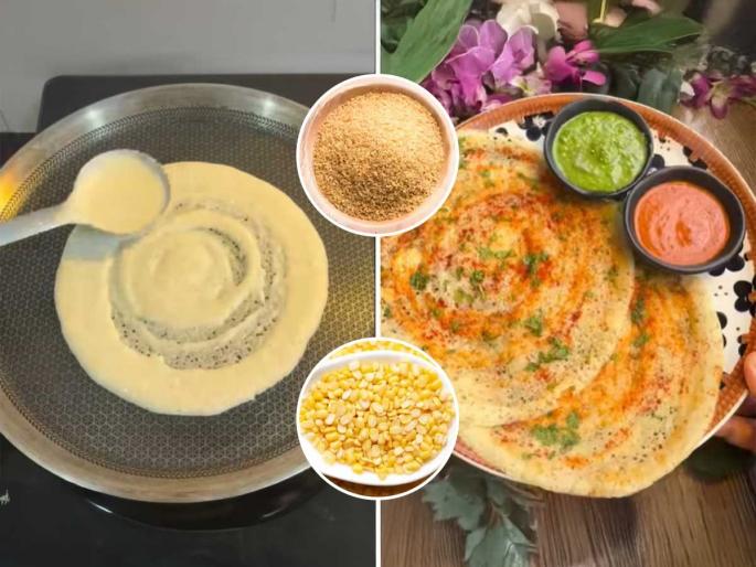 Lapsi ani poha dosa recipe Healthy Dalia and Poha Dosa Recipe Instant Crispy Dosa without Rice Lapsi and Poha Dosa for Weight Loss Daliyacha dosa kasa banvaycha Zatpat ani kurkurit dosa recipe | कपभर दलिया आणि पोह्याचा कुरकुरीत डोसा, पचायला हलका, चवीला भारी आणि रेसिपी सोपी आणि पौष्टिक Lapsi ani poha dosa recipe Healthy Dalia and Poha Dosa Recipe Instant Crispy Dosa without Rice Lapsi and Poha Dosa for Weight Loss Daliyacha dosa kasa banvaycha Zatpat ani kurkurit dosa recipe | कपभर दलिया आणि पोह्याचा कुरकुरीत डोसा, पचायला हलका, चवीला भारी आणि रेसिपी सोपी आणि पौष्टिक