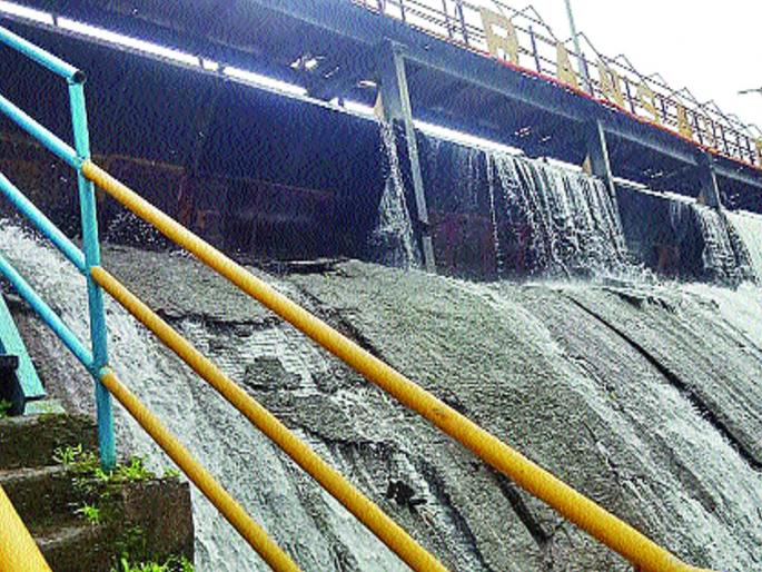 The rancheri wall plaister collapsed | रानसई धरणाच्या भिंतीचे प्लॅस्टर ढासळले