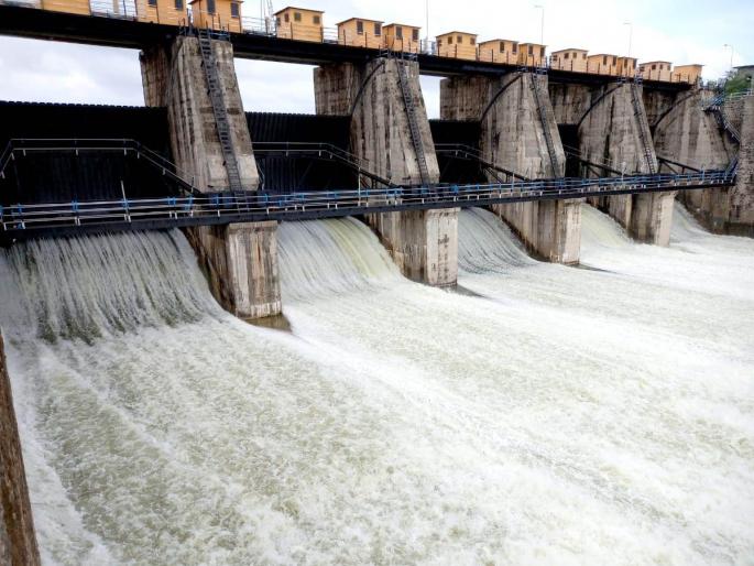 All five doors of Adan project opened; | अडाण प्रकल्पाचे पाचही दरवाजे उघडले; शंभर टक्के साठा: प्रति सेकंद ३०.४३ घनमिटरचा विसर्ग All five doors of Adan project opened; | अडाण प्रकल्पाचे पाचही दरवाजे उघडले; शंभर टक्के साठा: प्रति सेकंद ३०.४३ घनमिटरचा विसर्ग