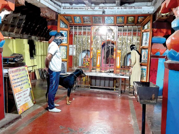  Bhagwati temple donation box broken, incident in Dhamapur | भगवती मंदिराची दानपेटी फोडली, धामापूरमधील घटना