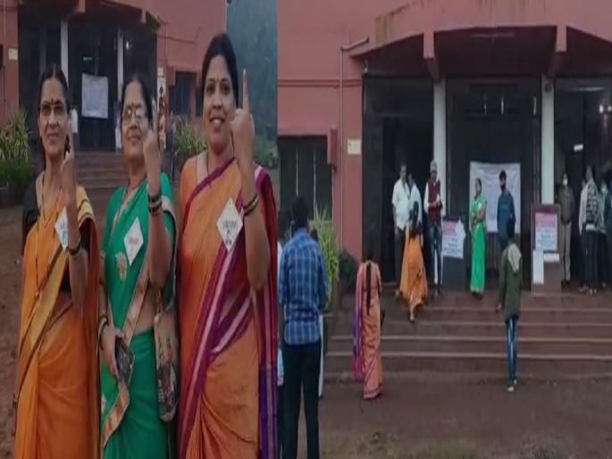 31Percent Voting in the first phase of Dapoli Nagar Panchayat elections | Nagar Panchayat Election : राजकीय वादात लक्षवेधी ठरलेल्या दापोलीत पहिल्या टप्यात ३१ टक्के मतदान 31Percent Voting in the first phase of Dapoli Nagar Panchayat elections | Nagar Panchayat Election : राजकीय वादात लक्षवेधी ठरलेल्या दापोलीत पहिल्या टप्यात ३१ टक्के मतदान