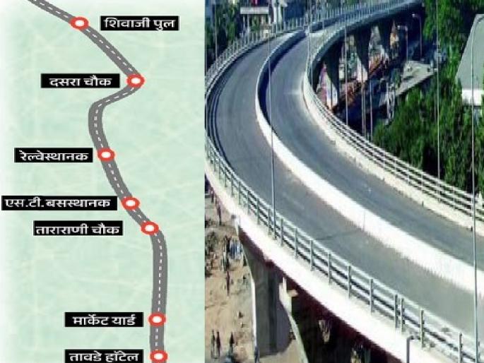 Proposal to construct an elevated flyover of about 10 kilometers in Kolhapur from Tawde Hotel to Shivaji Bridge via Rankala Gaganbawada Road | Kolhapur: तावडे हॉटेल ते शिवाजी पुलापर्यंत प्रवास होणार सुसाट, १० किलोमीटर उड्डाणपुलाचा प्रस्ताव Proposal to construct an elevated flyover of about 10 kilometers in Kolhapur from Tawde Hotel to Shivaji Bridge via Rankala Gaganbawada Road | Kolhapur: तावडे हॉटेल ते शिवाजी पुलापर्यंत प्रवास होणार सुसाट, १० किलोमीटर उड्डाणपुलाचा प्रस्ताव