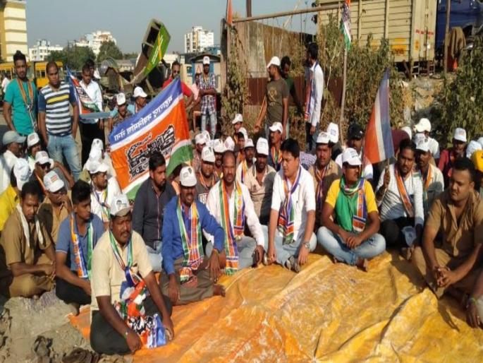 Contract Workers Again Workshop Movement | कंत्राटी सफाई कामगार पुन्हा कामबंद आंदोलन