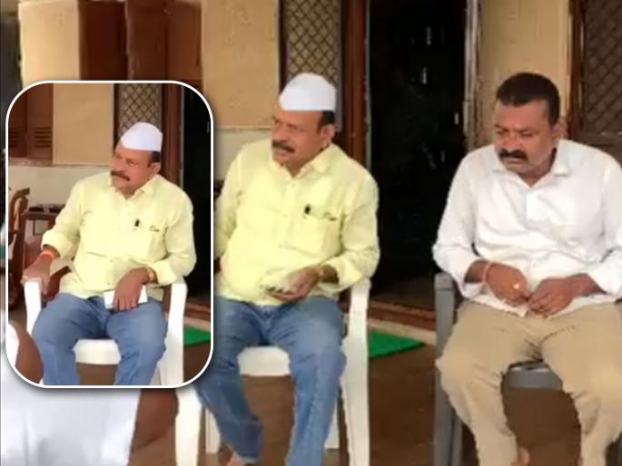 nashik nifad nivrutti bhosale farmer crying in front of agriculture commissioner praveen gedam farm condition | "आतून पार कोसळलोय साहेब..."; कैफियत सांगताना आयुक्तांसमोरच शेतकऱ्याला कोसळले रडू