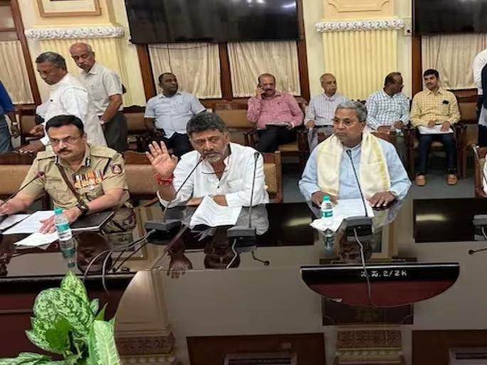 The police will not be saffronized; Warning of Deputy Chief Minister Shivakumar | पोलिसांचे भगवेकरण होऊ देणार नाही; उपमुख्यमंत्री शिवकुमार यांचा इशारा The police will not be saffronized; Warning of Deputy Chief Minister Shivakumar | पोलिसांचे भगवेकरण होऊ देणार नाही; उपमुख्यमंत्री शिवकुमार यांचा इशारा