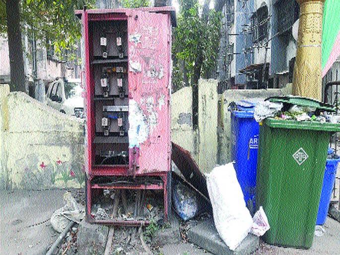 Risk of accident due to open DPs | महावितरणच्या खुल्या डीपींमुळे अपघातांचा धोका Risk of accident due to open DPs | महावितरणच्या खुल्या डीपींमुळे अपघातांचा धोका