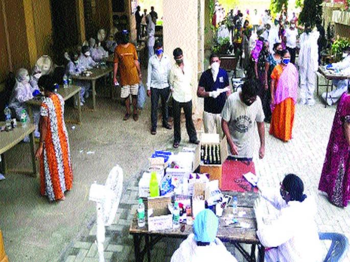 Kovid 19 health check-up in containment zone; Consisting of ten medical teams | कंटेन्मेंट झोनमध्ये कोविड १९ आरोग्य तपासणी; दहा वैद्यकीय पथकांचा समावेश