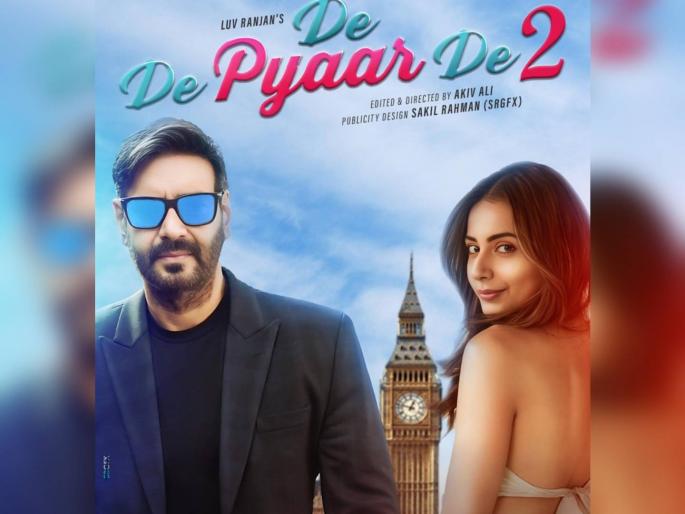 de de pyaar de 2 ajay devgn r madhvan rakul preet singh worldwide box office collection details | बॉक्स ऑफिसवर गाजतोय अजय देवगणचा 'दे दे प्यार दे २', जगभरात १०० कोटींचा टप्पा पार