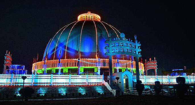 Lighting on Deekshabhoomi Stupa on 25th October | २५ ऑक्टोबरला होणार दीक्षाभूमी स्तुपावर रोषणाई Lighting on Deekshabhoomi Stupa on 25th October | २५ ऑक्टोबरला होणार दीक्षाभूमी स्तुपावर रोषणाई