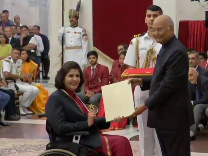 national awards given to players in sports day | क्रीडा दिनानिमित्त राष्ट्रीय पुरस्कार खेळाडूंना प्रदान national awards given to players in sports day | क्रीडा दिनानिमित्त राष्ट्रीय पुरस्कार खेळाडूंना प्रदान