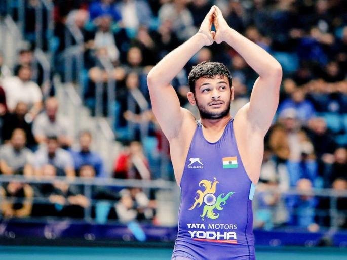 Tokyo Olympic 2020 : Deepak Punia loses in the Men's Freestyle Wrestling 89 kg Semi-Final. Punia is still in contention for the Bronze Medal | Tokyo Olympic, Deepak Punia : दीपक पुनियानं 'सुवर्ण'संधी गमावली, अमेरिकेच्या खेळाडूनं काही मिनिटांतच बाजी मारली Tokyo Olympic 2020 : Deepak Punia loses in the Men's Freestyle Wrestling 89 kg Semi-Final. Punia is still in contention for the Bronze Medal | Tokyo Olympic, Deepak Punia : दीपक पुनियानं 'सुवर्ण'संधी गमावली, अमेरिकेच्या खेळाडूनं काही मिनिटांतच बाजी मारली