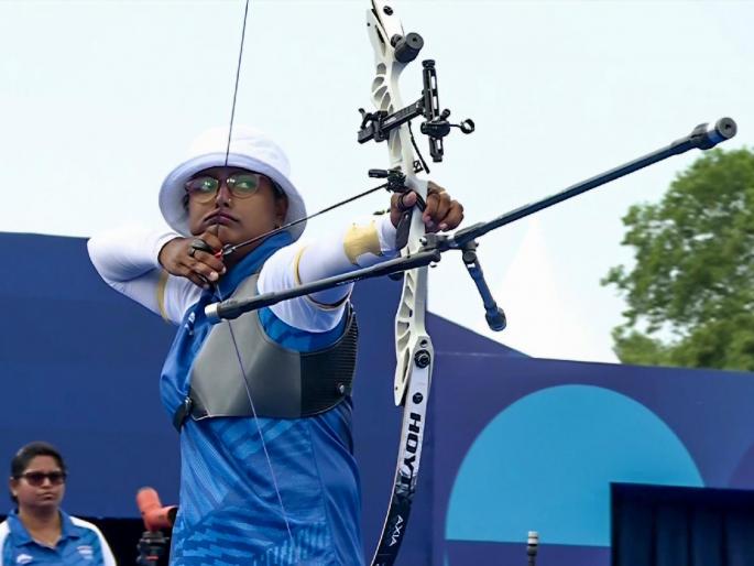 Paris Olympics 2024 Updates In Marathi Deepika beats Kroppen and moves to Quaterfinals n Women's Individual Archery | Paris Olympics 2024 : भारताच्या दीपिकाची पदकाच्या दिशेने वाटचाल; १९ महिन्यांच्या लेकीला घरी ठेवून ती लढतेय Paris Olympics 2024 Updates In Marathi Deepika beats Kroppen and moves to Quaterfinals n Women's Individual Archery | Paris Olympics 2024 : भारताच्या दीपिकाची पदकाच्या दिशेने वाटचाल; १९ महिन्यांच्या लेकीला घरी ठेवून ती लढतेय
