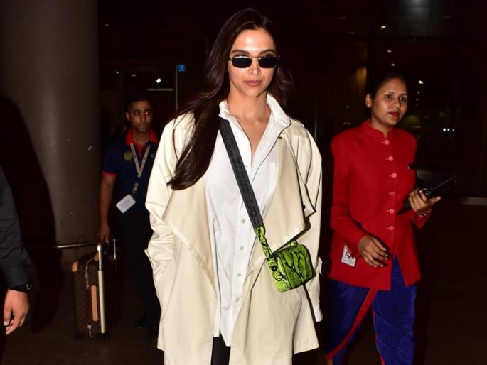 Deepika padukones neon sling bag costs more than 1 lakh rupees | दीपिकाच्या छोट्याशा बॅगच्या किंमतीत करून याल परदेशवारी! Deepika padukones neon sling bag costs more than 1 lakh rupees | दीपिकाच्या छोट्याशा बॅगच्या किंमतीत करून याल परदेशवारी!