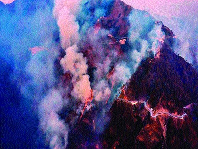 After coming into control, Vaishno Devi yatra will resume | वणवे नियंत्रणात आल्यानंतर अखेर वैष्णोदेवी यात्रा पुन्हा सुरू After coming into control, Vaishno Devi yatra will resume | वणवे नियंत्रणात आल्यानंतर अखेर वैष्णोदेवी यात्रा पुन्हा सुरू
