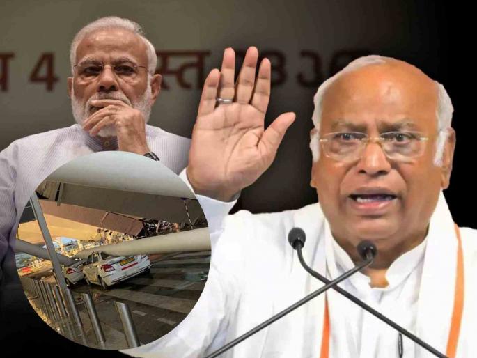 Congress accused BJP over Delhi airport accident BJP responded | दिल्ली विमानतळ अपघातावर काँग्रेसचा आरोप; मोदी सरकारने दिले उत्तर म्हणाले,"२००९ मध्ये..." Congress accused BJP over Delhi airport accident BJP responded | दिल्ली विमानतळ अपघातावर काँग्रेसचा आरोप; मोदी सरकारने दिले उत्तर म्हणाले,"२००९ मध्ये..."