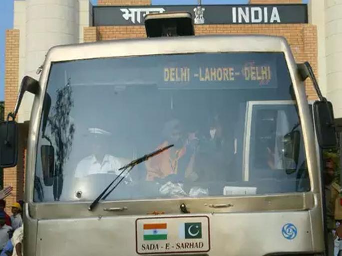 delhi transport corporation dtc cancels delhi lahore bus service | पाकिस्ताननंतर आता भारतानं बंद केली दिल्ली-लाहोर बस सेवा delhi transport corporation dtc cancels delhi lahore bus service | पाकिस्ताननंतर आता भारतानं बंद केली दिल्ली-लाहोर बस सेवा