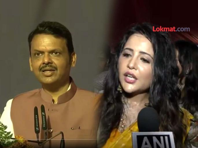 Amruta Fadnavis first reaction after CM Devendra Fadnavis oath taking ceremony for Maharashtra well being | 'मी पुन्हा येईन' ही घोषणा रोज व्हायला हवी, कारण...; अमृता फडणवीसांची शपथविधीनंतर प्रतिक्रिया Amruta Fadnavis first reaction after CM Devendra Fadnavis oath taking ceremony for Maharashtra well being | 'मी पुन्हा येईन' ही घोषणा रोज व्हायला हवी, कारण...; अमृता फडणवीसांची शपथविधीनंतर प्रतिक्रिया
