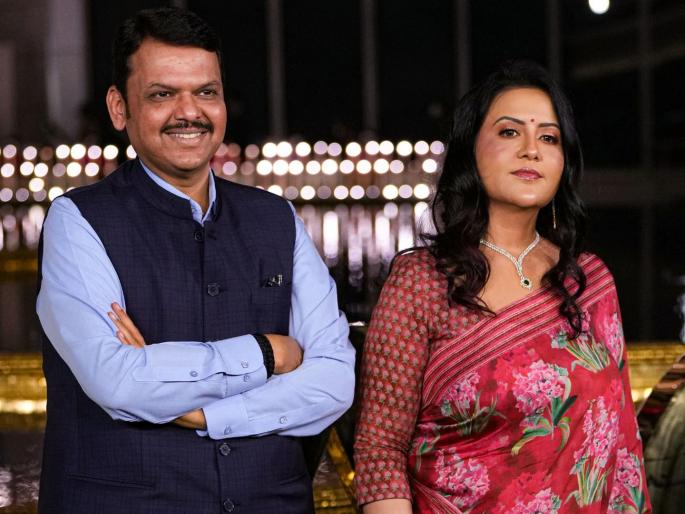 International Yoga Day: "Devendra Fadnavis is also a yogi, it's not an exercise but...", Amrita Fadnavis' statement | "देवेंद्रजीसुद्धा योगीच, ते कसरत नाही पण..', अमृता फडणवीस यांचं विधान
