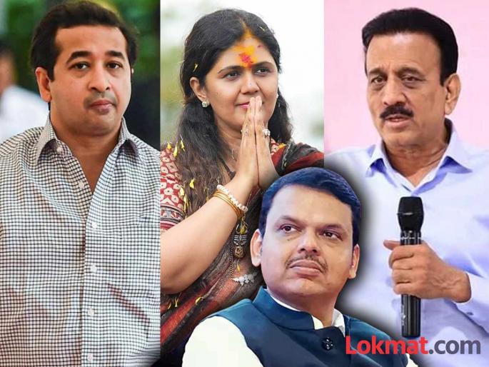 Maharashtra Politics Nitesh Rane, Pankaja Munde, Girish Mahajan will take oath as ministers Who got the call for the oath-taking ceremony? | Maharashtra Politics: नितेश राणे, पंकजा मुंडे, गिरीश महाजन मंत्रिपदाची शपथ घेणार; शपथविधीसाठी कोणाला आले फोन? Maharashtra Politics Nitesh Rane, Pankaja Munde, Girish Mahajan will take oath as ministers Who got the call for the oath-taking ceremony? | Maharashtra Politics: नितेश राणे, पंकजा मुंडे, गिरीश महाजन मंत्रिपदाची शपथ घेणार; शपथविधीसाठी कोणाला आले फोन?