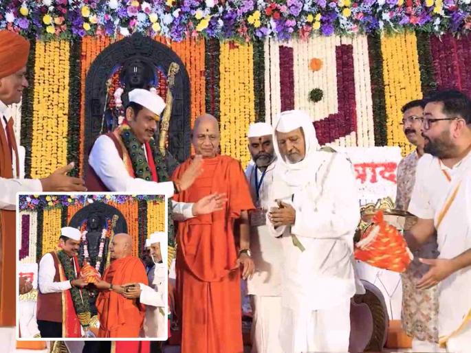 CM Devendra Fadnavis actions won everyone hearts After refusing to wear Chhatrapati Shivaji Maharaj jiretope | VIDEO: जिरेटोपाचा मान शिवछत्रपतींचाच! मुख्यमंत्री देवेंद्र फडणवीसांच्या 'त्या' कृतीचे होतंय कौतुक