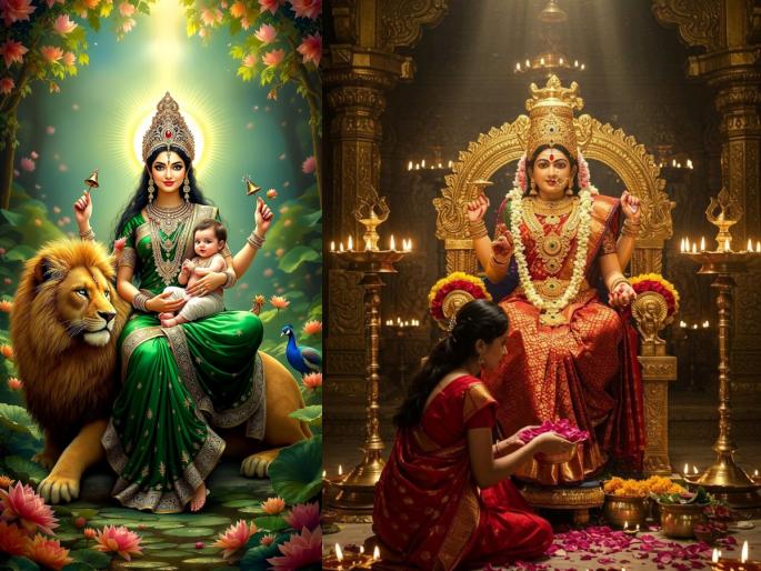 Navratri 2025: The fifth day of Navratri is dedicated to Mother Worship, let's do Manas Puja of Goddess Skandamata! | Navratri 2025: नवरात्रीचा पाचवा दिवस मातृपूजेचा, करूया मानसपूजा स्कंदमातेची!