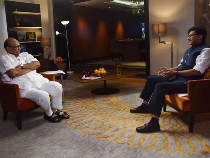 Will Thackeray's government fall? Sanjay Raut interviews Sharad Pawar today | देशाच्या राजकारणात लवकरच खळबळ; शरद पवारांच्या मातोश्रीभेटीनंतर राऊतांची मोठी घोषणा Will Thackeray's government fall? Sanjay Raut interviews Sharad Pawar today | देशाच्या राजकारणात लवकरच खळबळ; शरद पवारांच्या मातोश्रीभेटीनंतर राऊतांची मोठी घोषणा