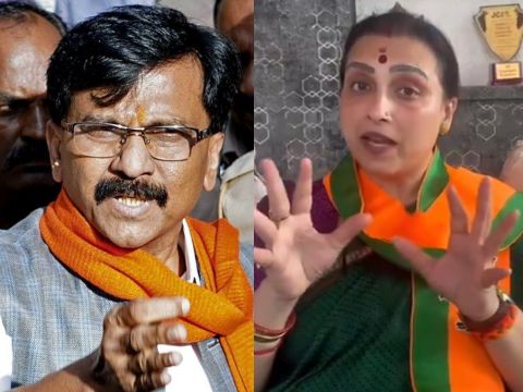 BJP leader Chitra Wagh's attack on Sanjay Raut, saying Teen Tupper Sarvadnyni | "ओऽऽऽ *** सर्वज्ञानी…" म्हणत, चित्रा वाघ यांचं संजय राऊतांना प्रत्युत्तर; दिला थेट इशार BJP leader Chitra Wagh's attack on Sanjay Raut, saying Teen Tupper Sarvadnyni | "ओऽऽऽ *** सर्वज्ञानी…" म्हणत, चित्रा वाघ यांचं संजय राऊतांना प्रत्युत्तर; दिला थेट इशार
