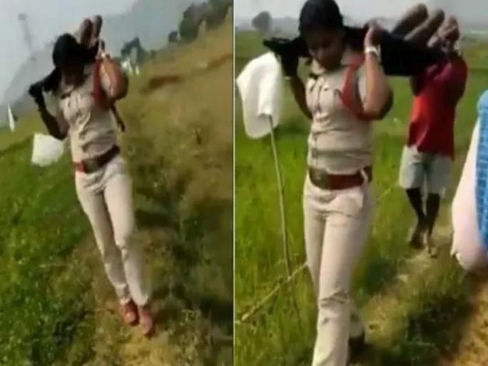 Meet andhra pradesh woman sub inspector sirisha who carried unknown body for 2 km | खाकीला सलाम! महिला पोलिसानं दिला बेवासराला मृतदेहाला खांदा अन् २ किमी केली पायपीट