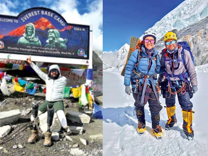 Indian record on top of Everest; Tinkesh, the world's first triple amputee, 16-year-old Kamya, the country's youngest climber | एव्हरेस्टच्या माथ्यावर भारतीयांचा विक्रम; टिंकेश जगातील पहिला ट्रिपल अँप्युटी, १६ वर्षीय काम्या देशातील सर्वात युवा गिर्यारोहक Indian record on top of Everest; Tinkesh, the world's first triple amputee, 16-year-old Kamya, the country's youngest climber | एव्हरेस्टच्या माथ्यावर भारतीयांचा विक्रम; टिंकेश जगातील पहिला ट्रिपल अँप्युटी, १६ वर्षीय काम्या देशातील सर्वात युवा गिर्यारोहक
