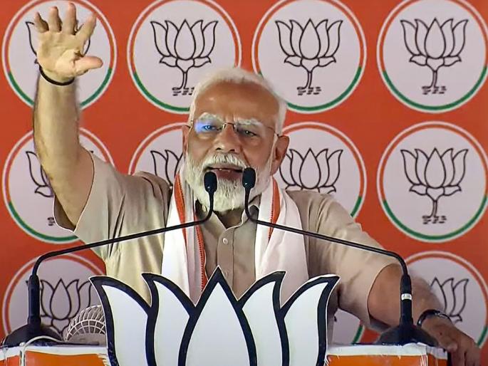 BJP pm narendra modi aligarh rally targets rahul gandhi and akhilesh yadav | "दोन्ही 'शहजाद्यां'ना आजपर्यंत चावी सापडेना...", PM मोदींनी थेट सुनावलं; एक राहुल गांधी, दुसरं कोण? BJP pm narendra modi aligarh rally targets rahul gandhi and akhilesh yadav | "दोन्ही 'शहजाद्यां'ना आजपर्यंत चावी सापडेना...", PM मोदींनी थेट सुनावलं; एक राहुल गांधी, दुसरं कोण?