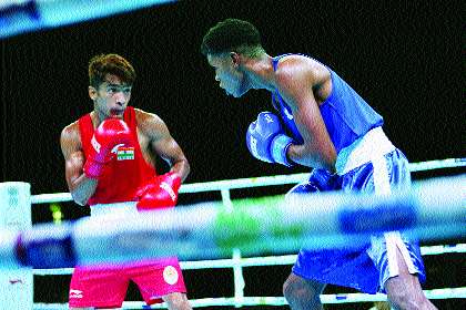 Shiv Thapa and Amit Pangal face the semifinals | शिव थापा, अमित पंघाल यांची उपांत्य फेरीत धडक Shiv Thapa and Amit Pangal face the semifinals | शिव थापा, अमित पंघाल यांची उपांत्य फेरीत धडक