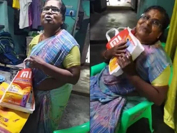 Womans priceless reaction after son buys her brand new phone is viral r madhavan shares video | Womans priceless reaction : लेकानं मोबाईल फोन गिफ्ट केल्यानंतर भाबड्या आईला अश्रू अनावर; आर, माधवननं शेअर केला व्हिडीओ