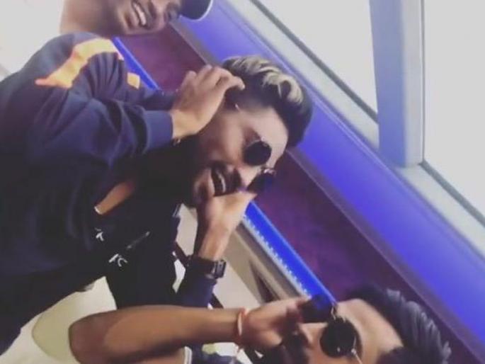 Indian cricketers dance on jhingat | भारतीय क्रिकेटपटूंना झिंगाटचं याड!