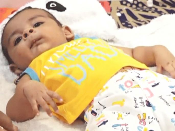 people donate rs 16 crore for five month child who needs most expensive drug | सलाम! ५ महिन्यांच्या बाळावर यशस्वी उपचार; चिमुकल्या जीवासाठी १६ कोटींचे महादान people donate rs 16 crore for five month child who needs most expensive drug | सलाम! ५ महिन्यांच्या बाळावर यशस्वी उपचार; चिमुकल्या जीवासाठी १६ कोटींचे महादान
