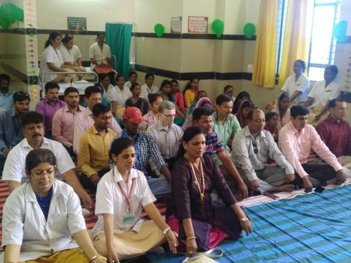 Meditation Retention Room at District Hospital | जिल्हा रुग्णालयात ध्यान धारणा कक्ष
