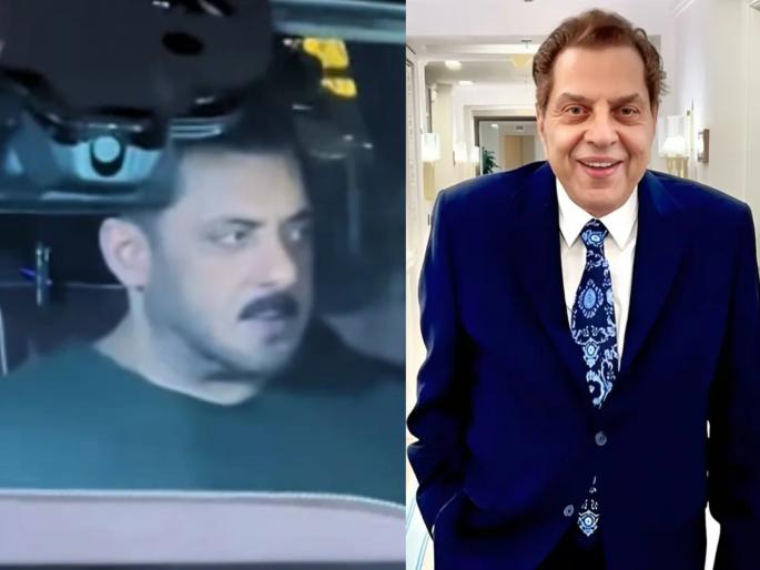 dharmendra health detoriates shahrukh khan salman khan govinda visited him in the hospital | सलमान, शाहरुख, गोविंदा..सेलिब्रिटींनी रात्रीच घेतली धर्मेंद्र यांची भेट; अमिषा पटेलला अश्रू अनावर