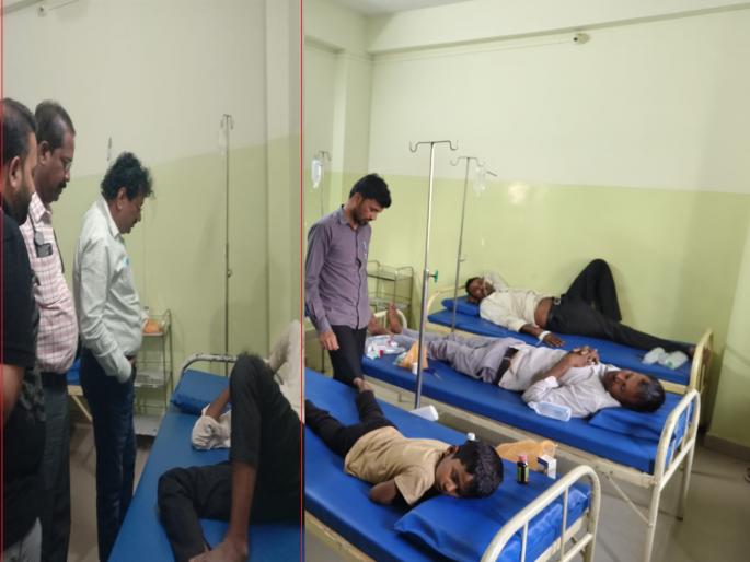 70 people poisoned after eating food at Jagran Gondal event, all in stable condition | जागरण गोंधळाच्या कार्यक्रमातील जेवणातून ७० जणांना विषबाधा, सर्वांची प्रकृती स्थिर 70 people poisoned after eating food at Jagran Gondal event, all in stable condition | जागरण गोंधळाच्या कार्यक्रमातील जेवणातून ७० जणांना विषबाधा, सर्वांची प्रकृती स्थिर