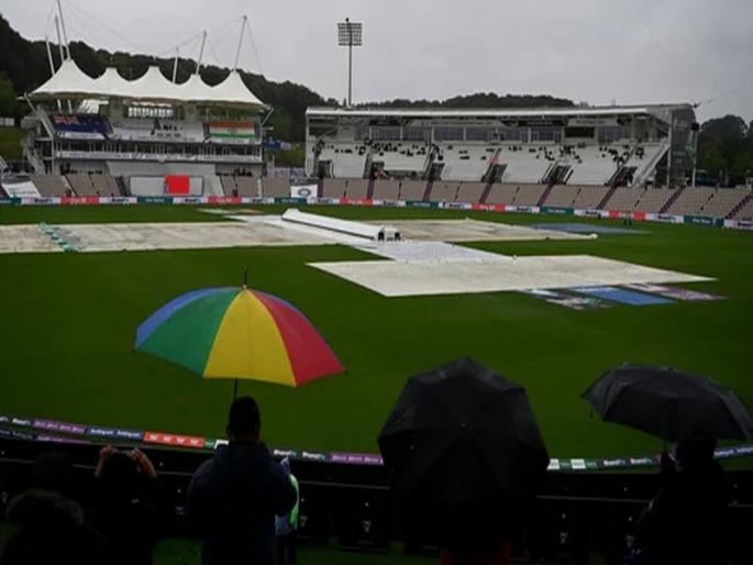 WTC Final: Fourth day game canceled due to rain; Batting in rain all day, Ishant Shar set two records on Sunday | WTC Final: पावसामुळे चाैथ्या दिवसाचा खेळ रद्द; दिवसभर पावसाची बॅटिंग, रविवारी ईशांतने नोंदवले दोन विक्रम