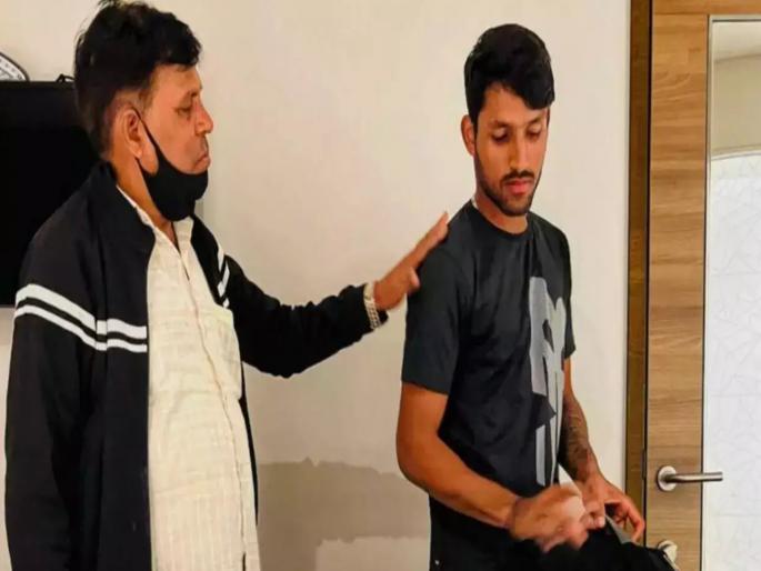 Young dhruv jurel got chance in team india for ind vs eng test series | IND vs ENG: "जेव्हा बाबांना सांगितलं तेव्हा...", युवा ध्रुवला भारतीय संघात संधी; सांगितला भावनिक क्षण